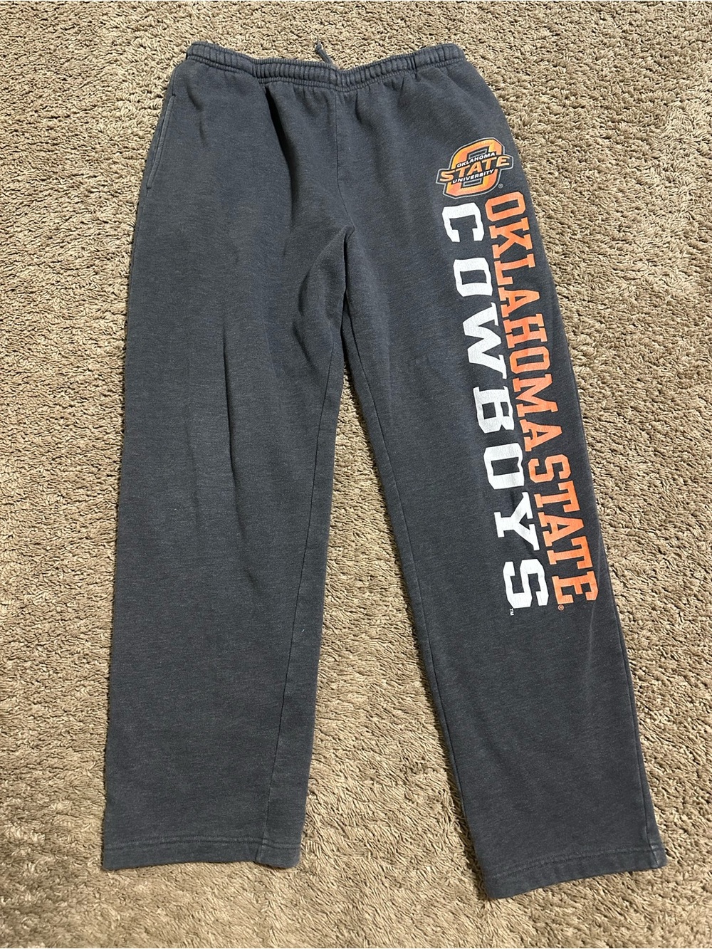 Vintage Jansport Oklahoma State Cowboys “triple grey” sweatpants 90s size large